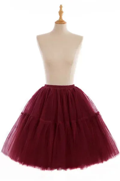5-Layer 60 cm Pleated Tutu Tulle Skirt (Many Colors)