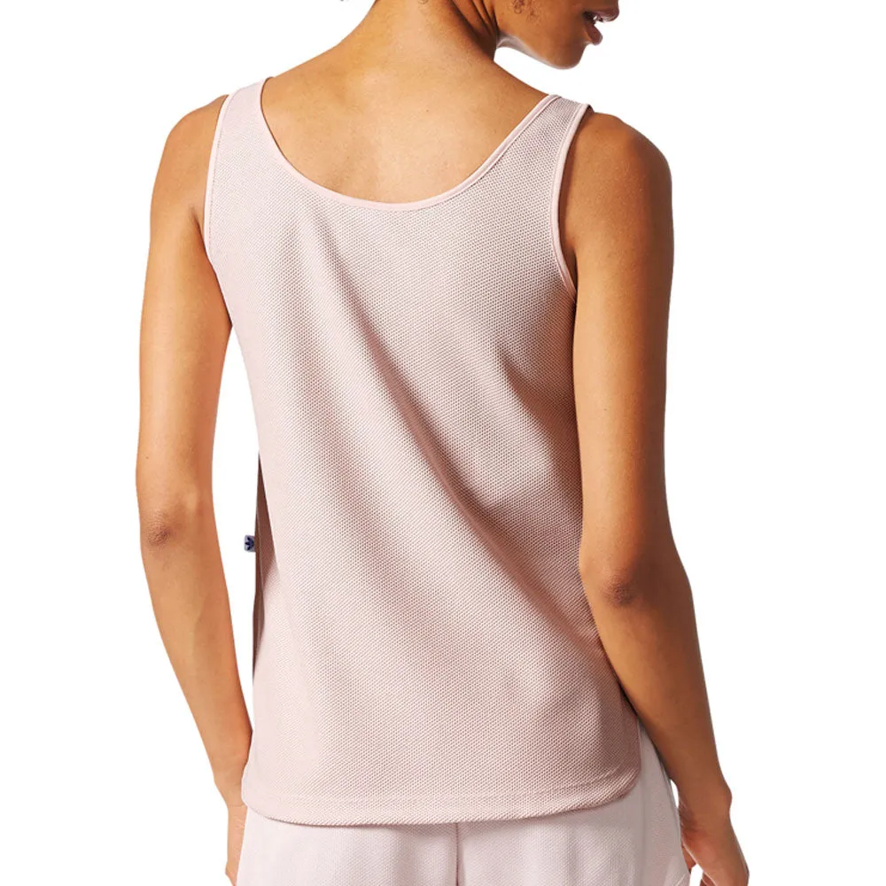 Adidas Originals Trefoil Women's Casual Fashion Tank Top Icey Pink/White