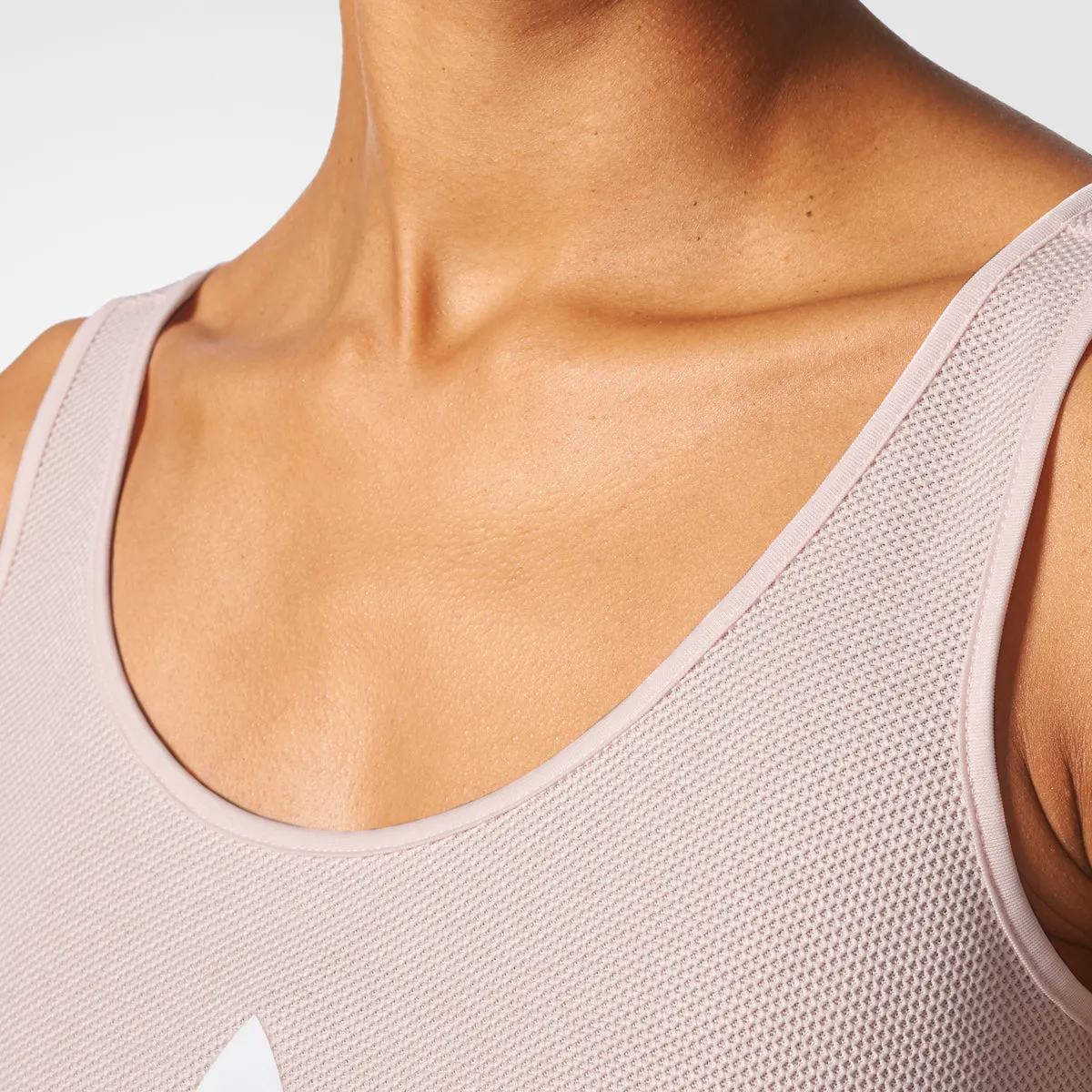 Adidas Originals Trefoil Women's Casual Fashion Tank Top Icey Pink/White