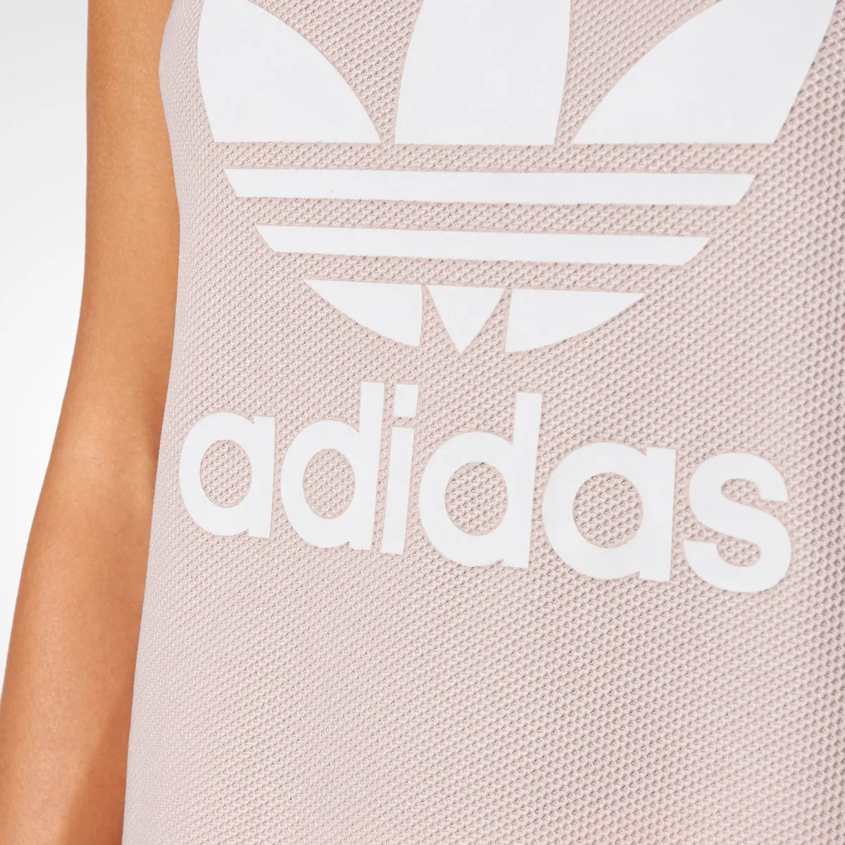 Adidas Originals Trefoil Women's Casual Fashion Tank Top Icey Pink/White
