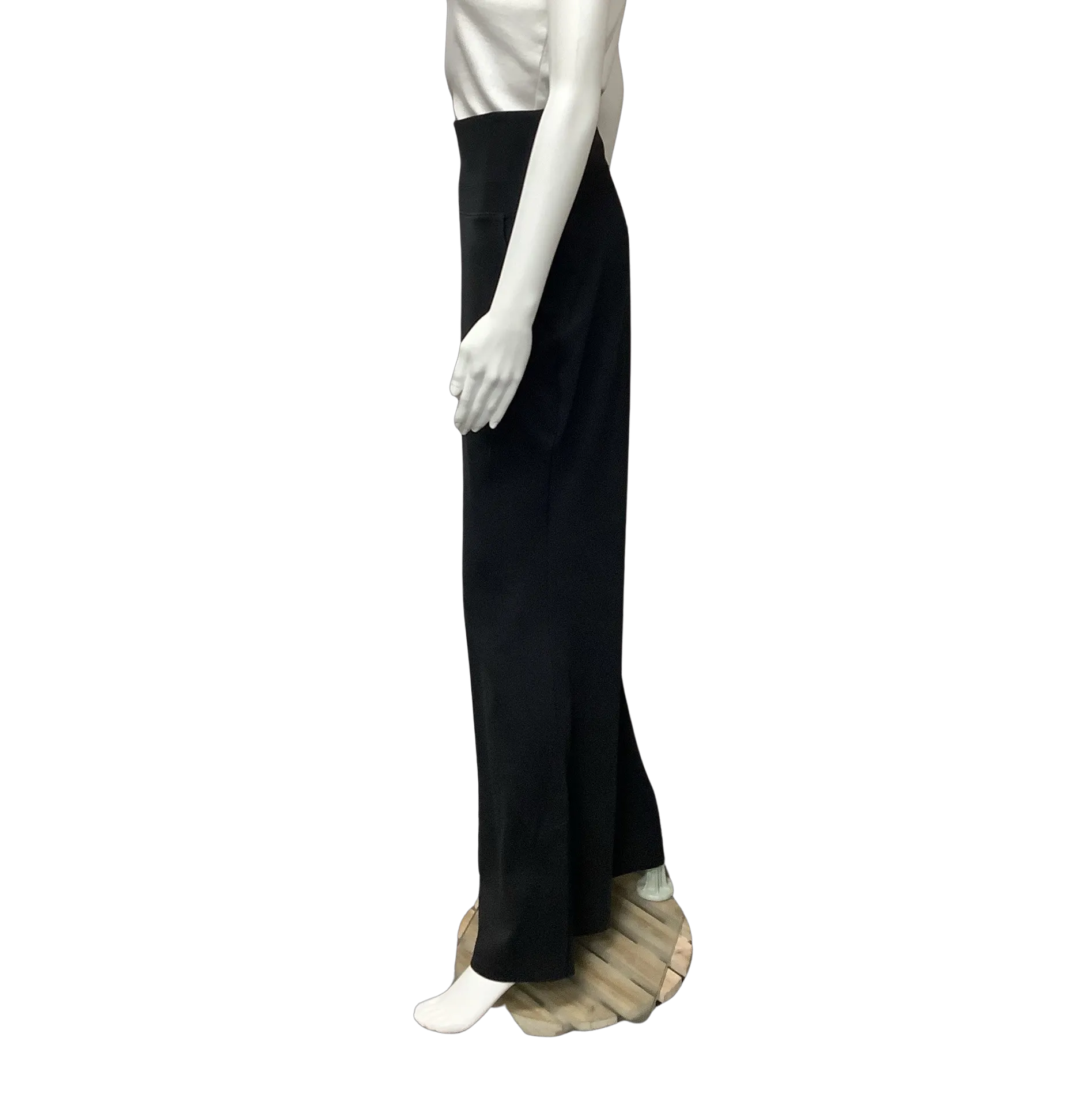Athleta Women's Pants Black Wide Leg Size: 1X