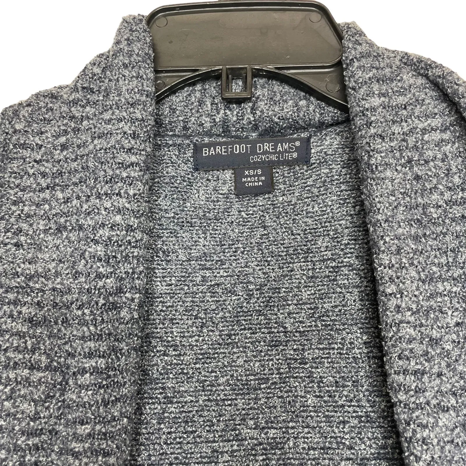 Barefoot Dreams Cardigan Blue-Grey SZ XS