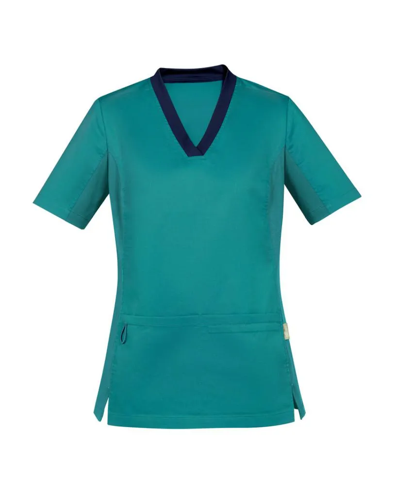 Biz Care CST043LS Womens Riley V-Neck Scrub Top