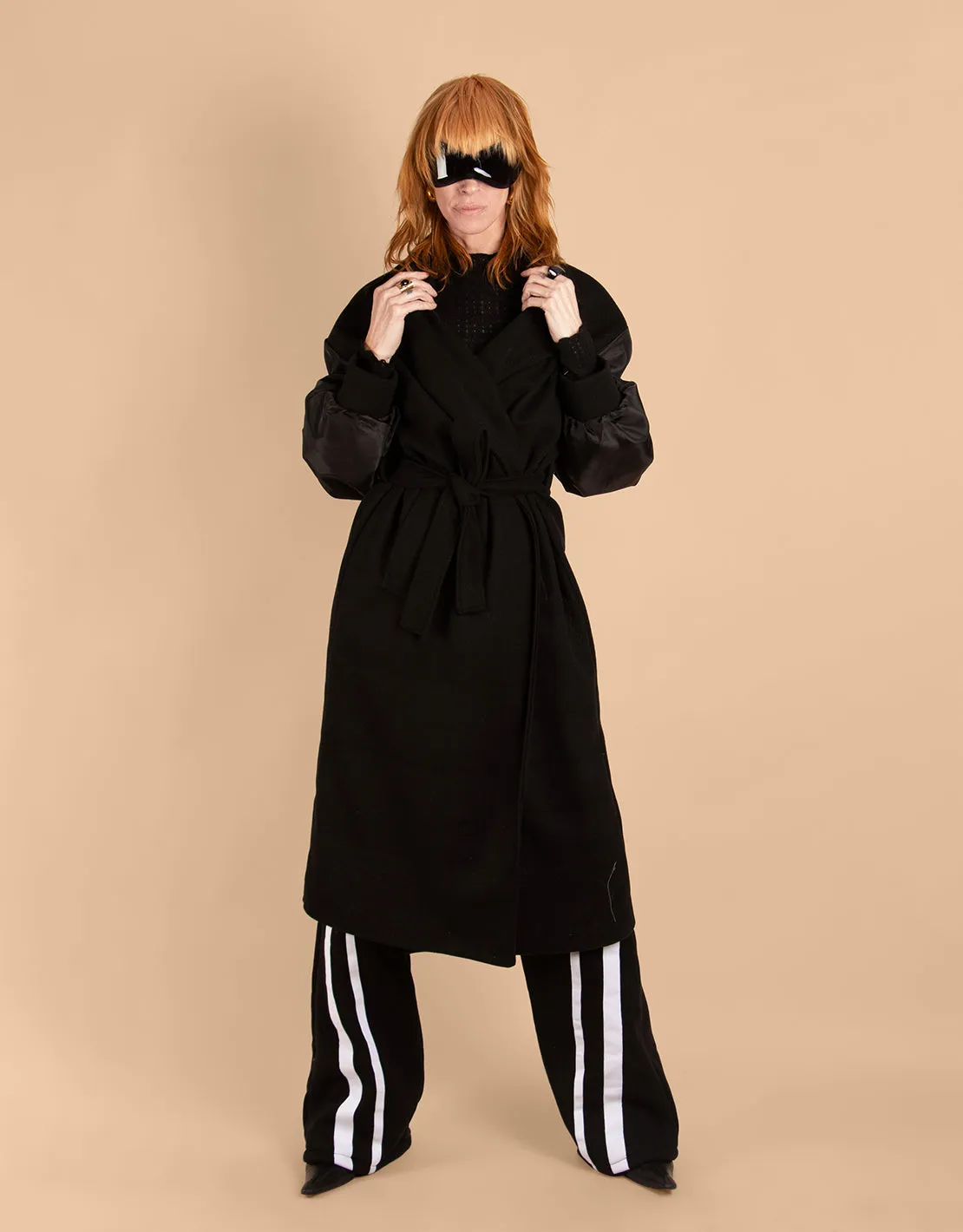 Bomber sleeves trenchcoat