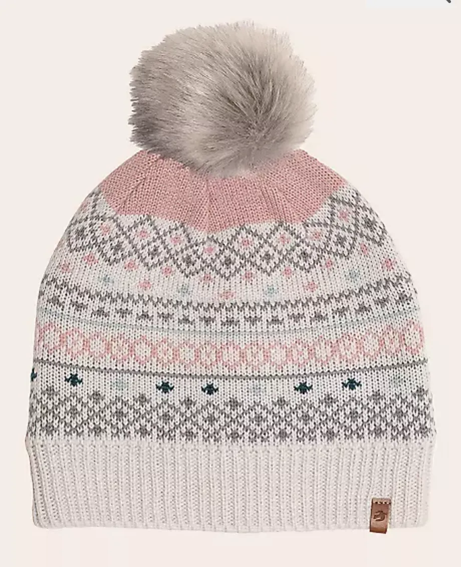 Brakeburn Ladies Fairisle Beanie - Cream O/S