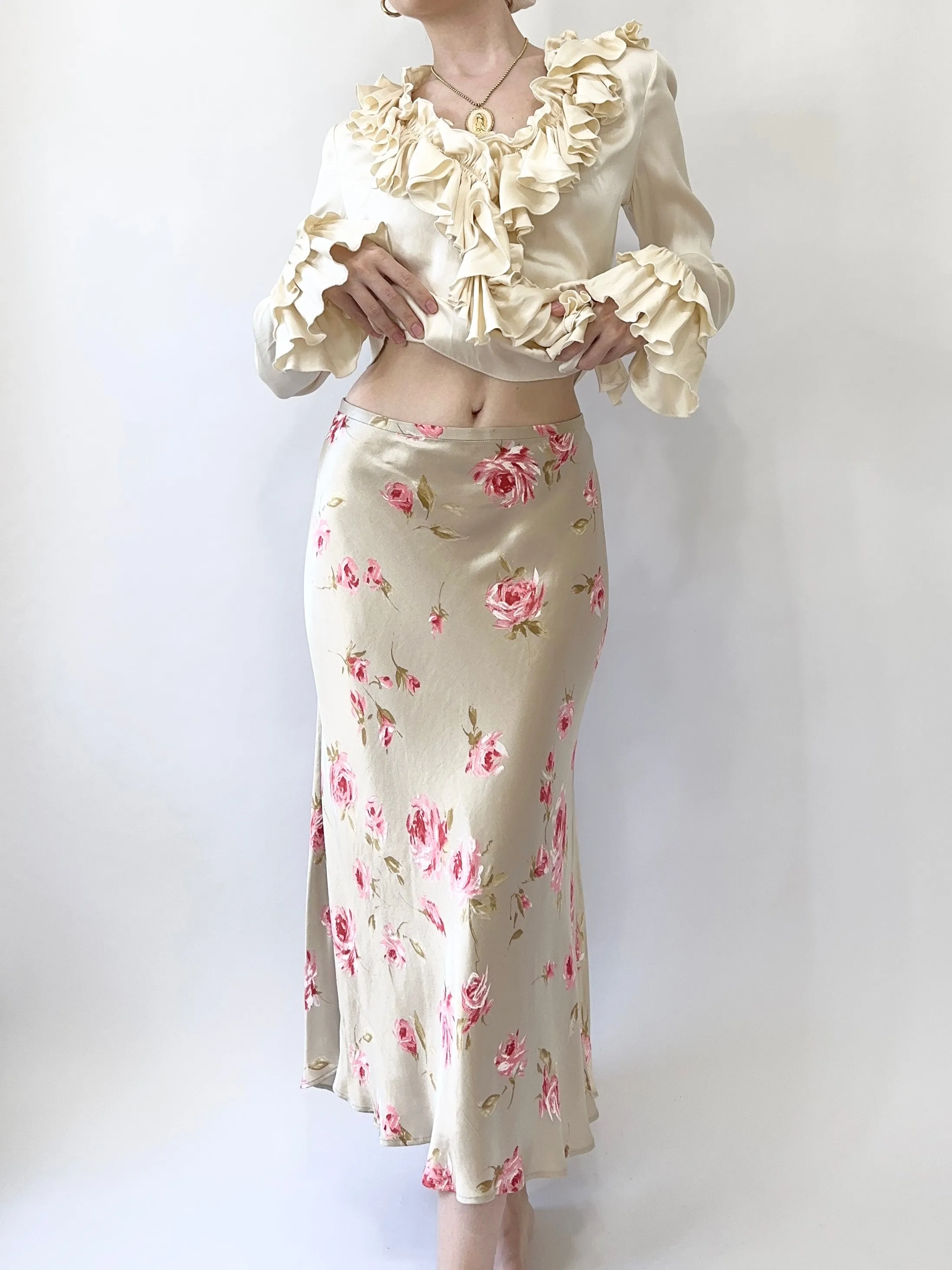 Bubbly Champagne Rose Skirt (6)