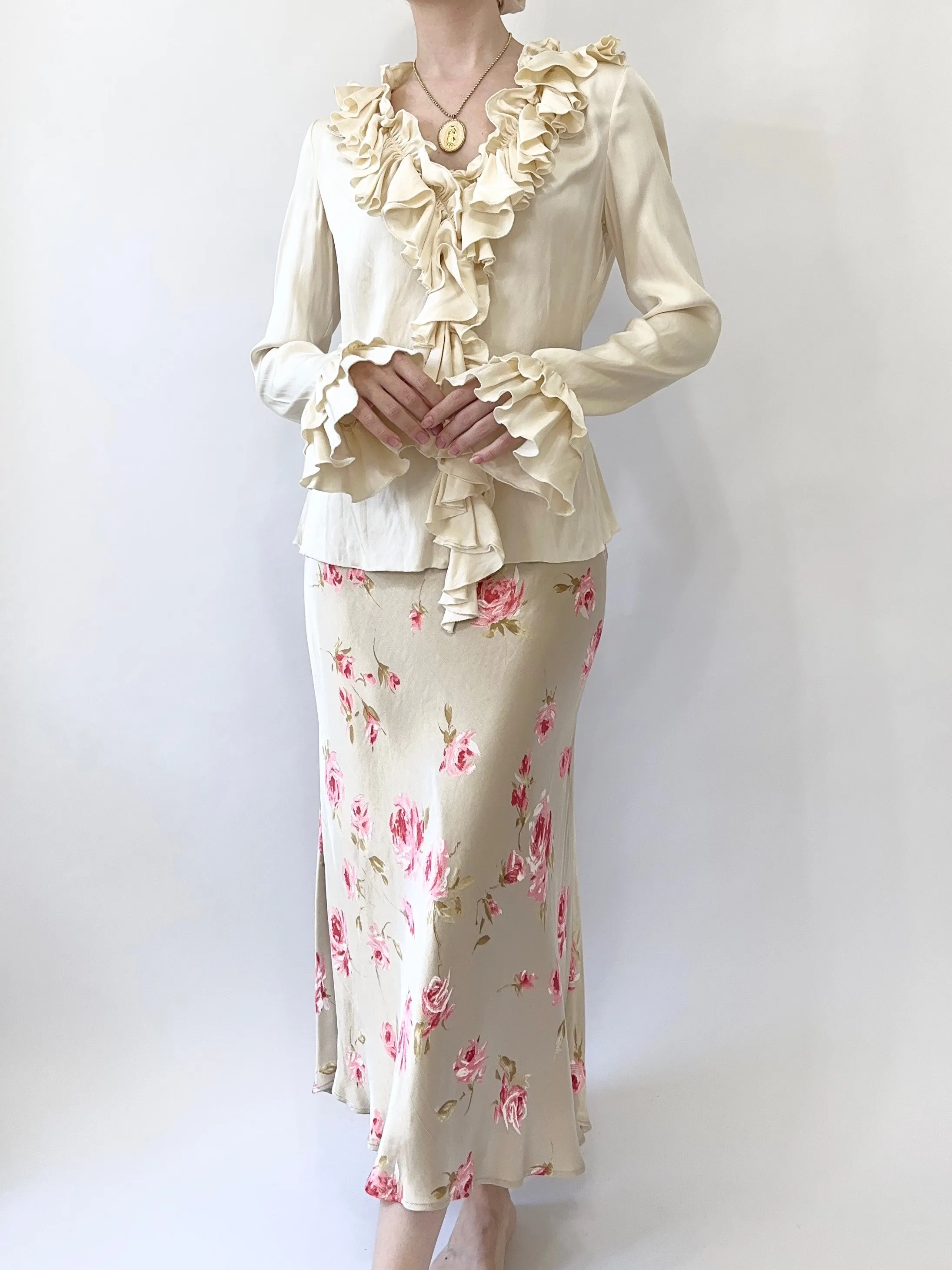 Bubbly Champagne Rose Skirt (6)