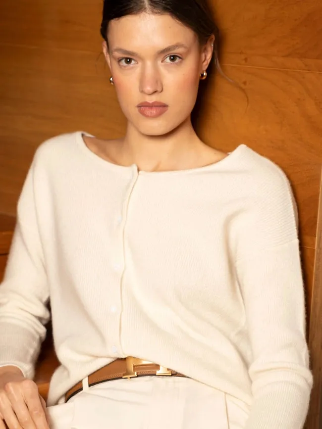 Camille Cardigan Ivory