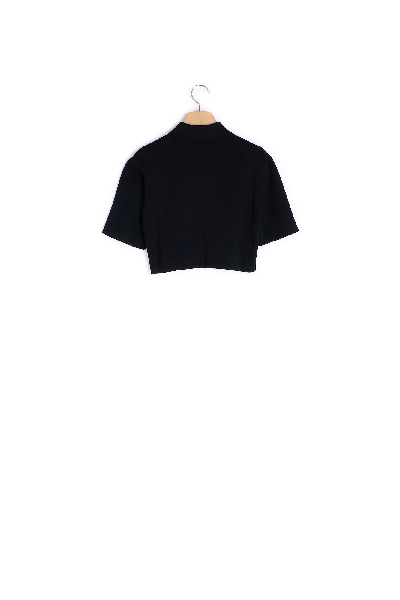 Cardigan court façon chemisette
