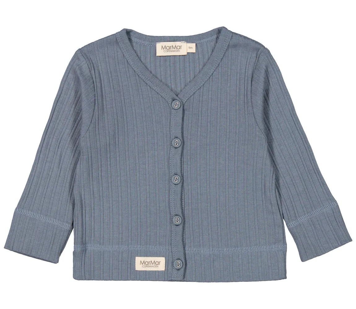 Cardigan LS, Cardigan  - Stormy Blue