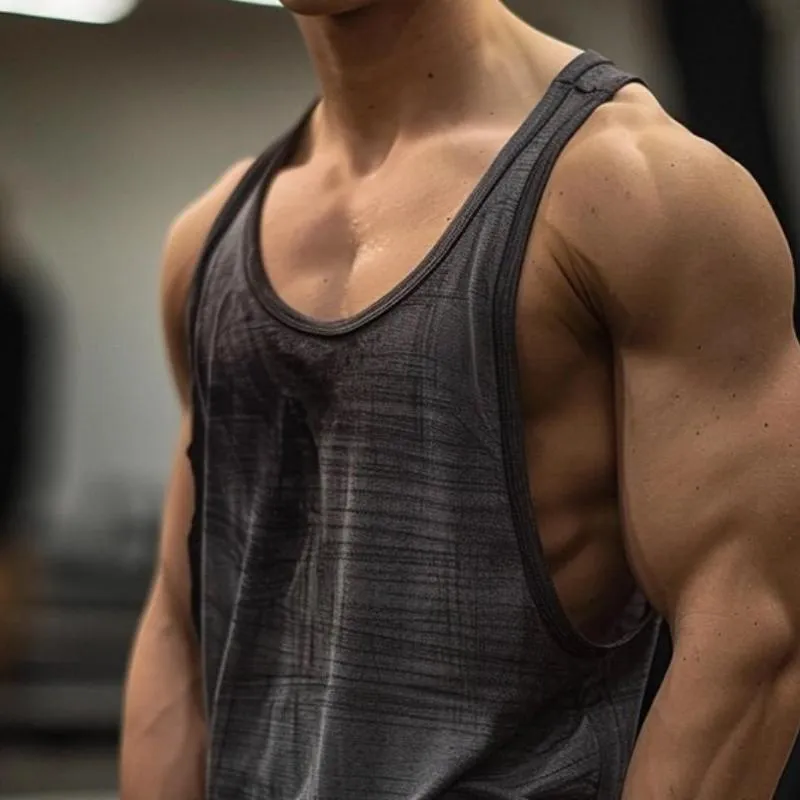 Casual Outdoor Sports Round Neck Tank Top