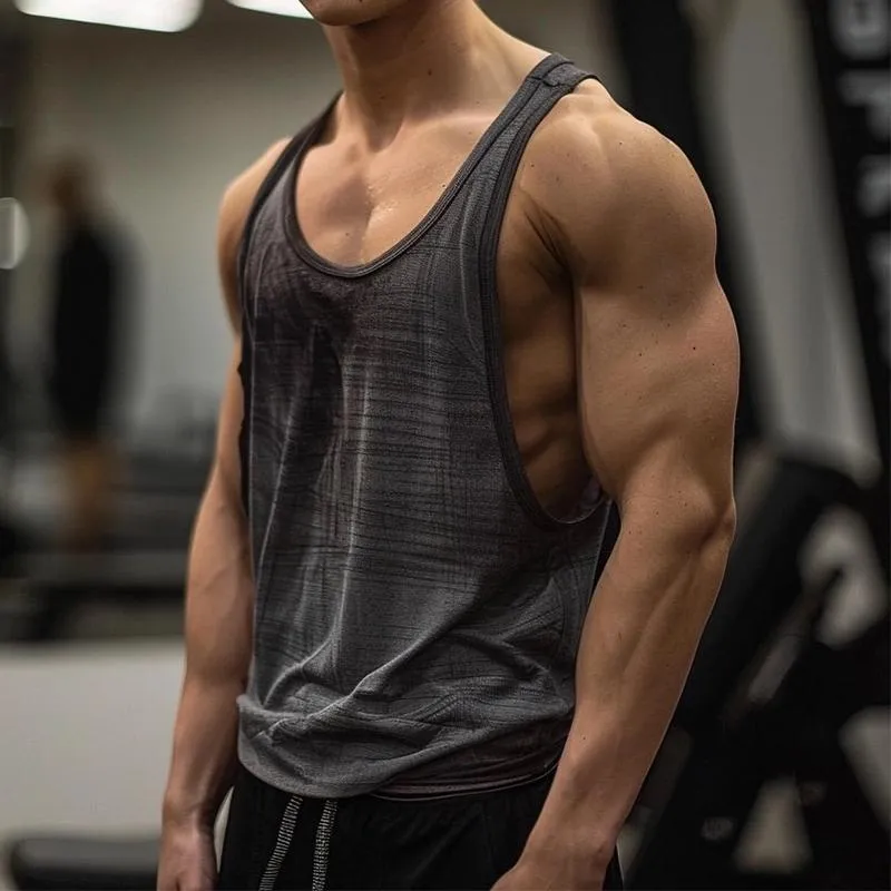 Casual Outdoor Sports Round Neck Tank Top