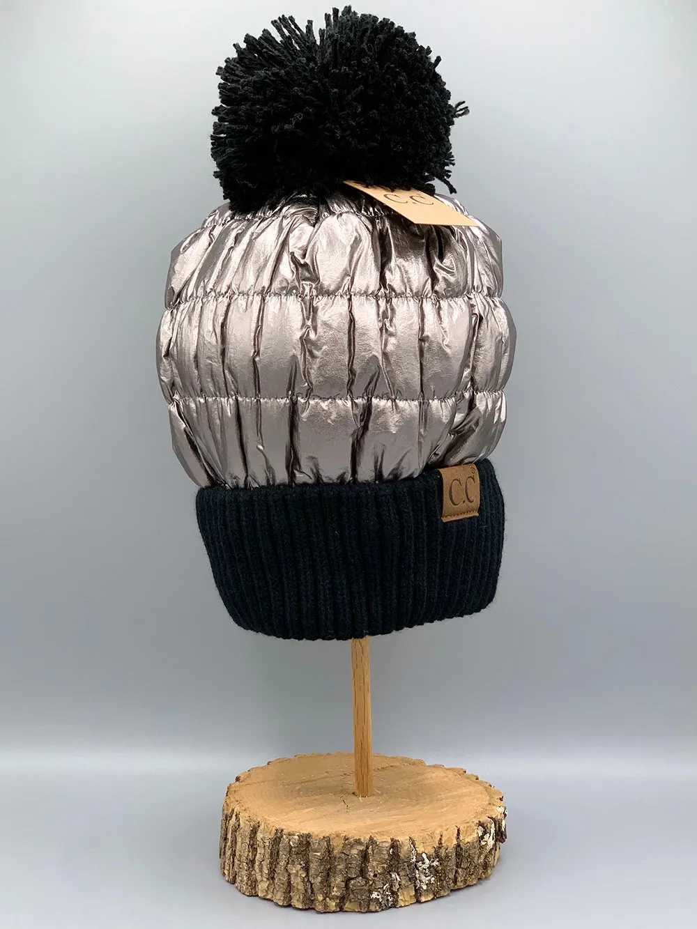 CC - Metallic Knit Beanie