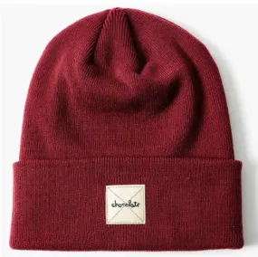 Chocolate Work Beanie - Burgundy