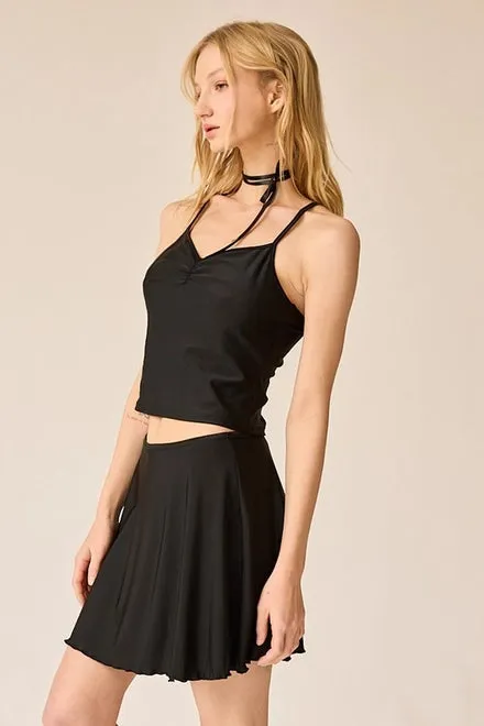 Clara Knit Top And Skort Set