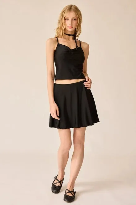 Clara Knit Top And Skort Set