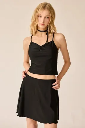 Clara Knit Top And Skort Set