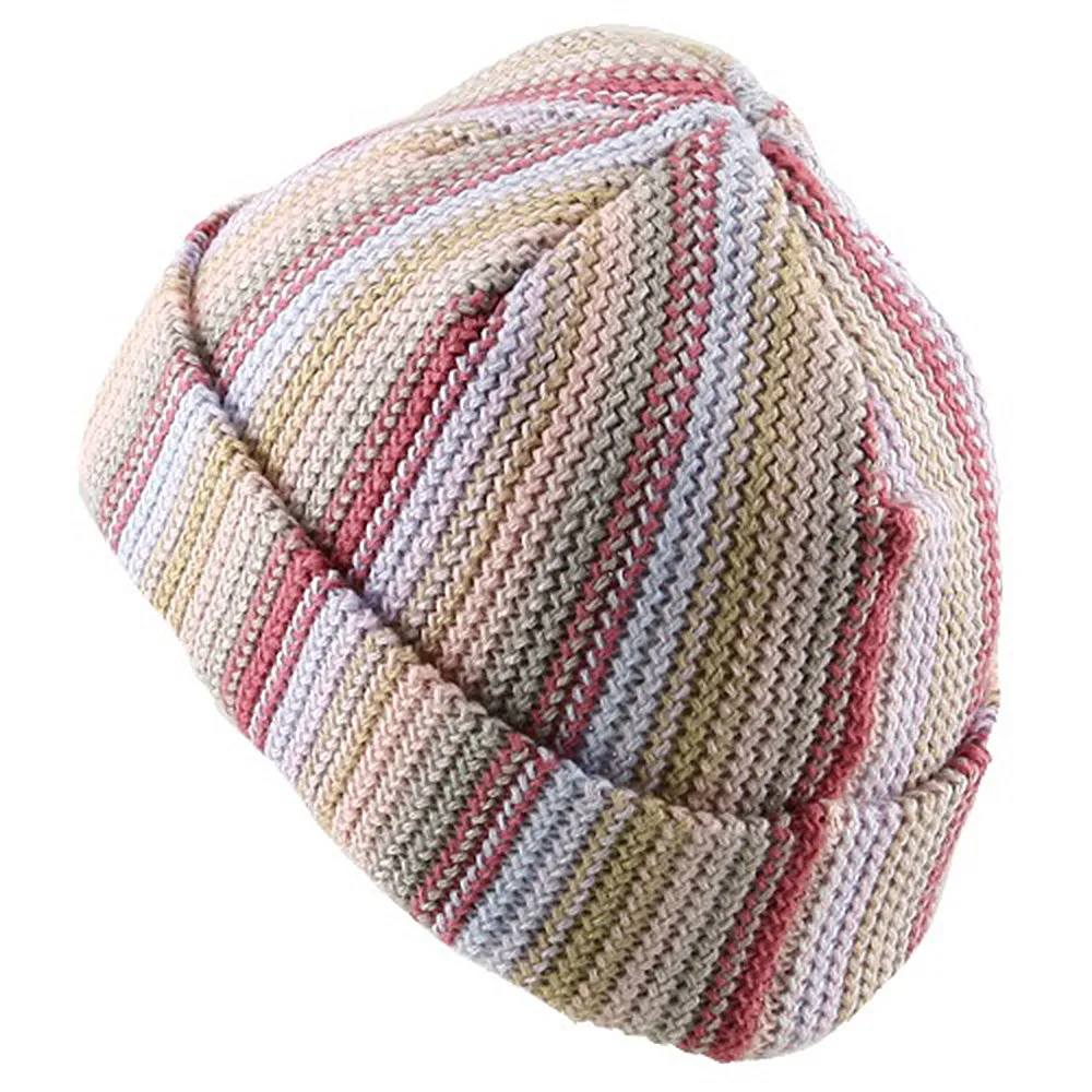 Crocheted Cuff Knit Beanie