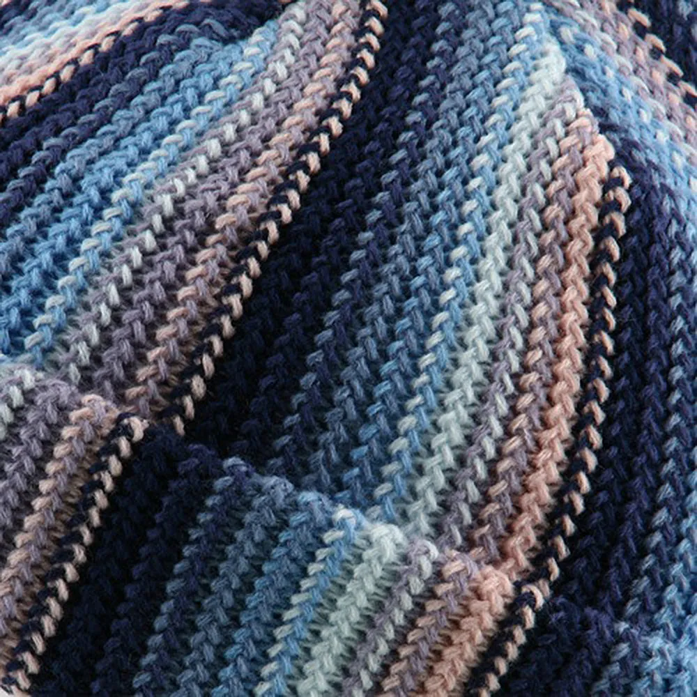 Crocheted Cuff Knit Beanie