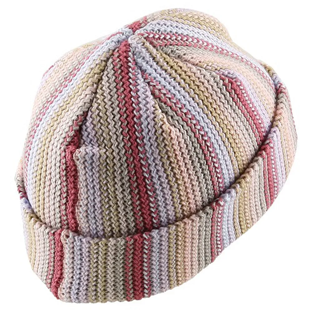 Crocheted Cuff Knit Beanie