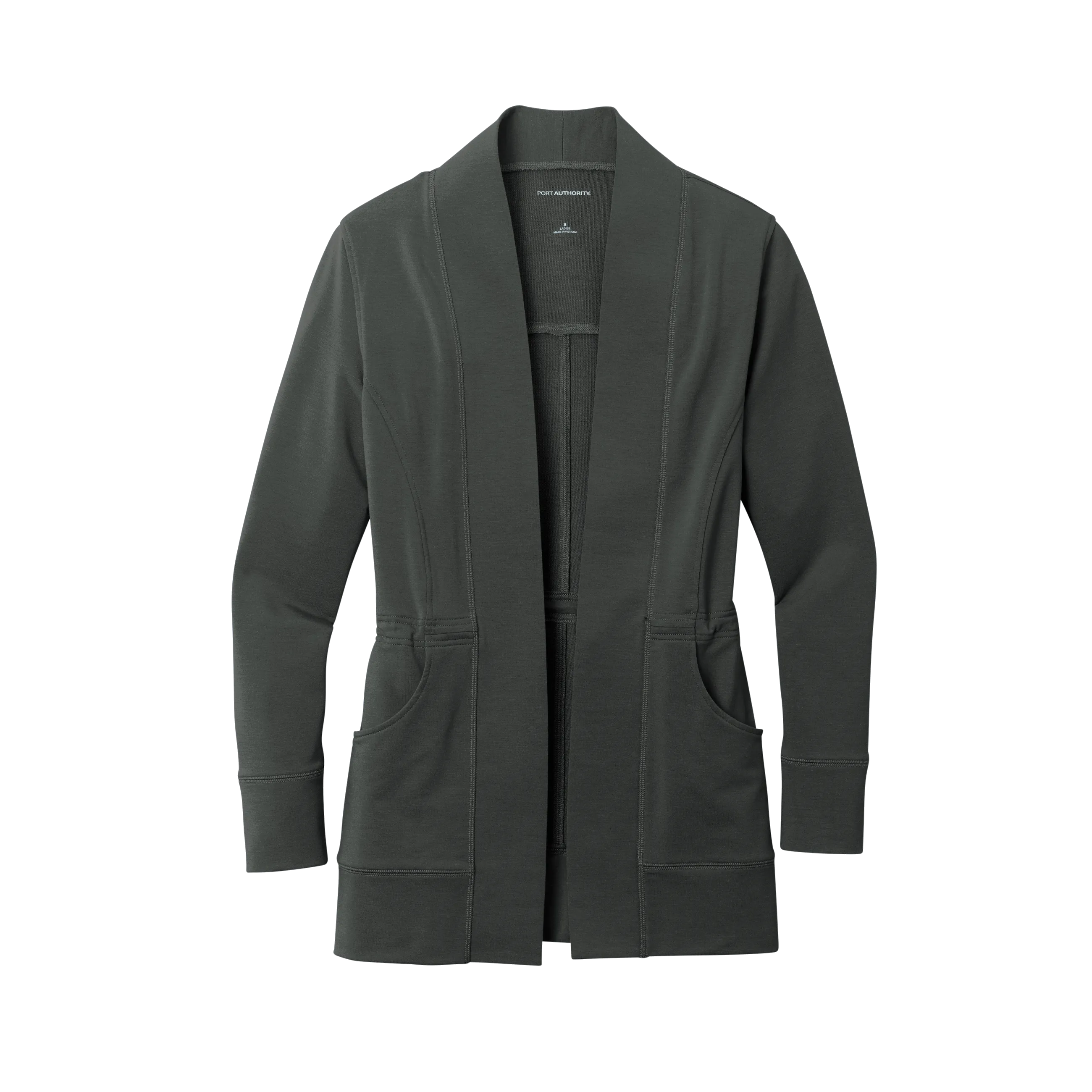 D2212 Ladies Microterry Cardigan