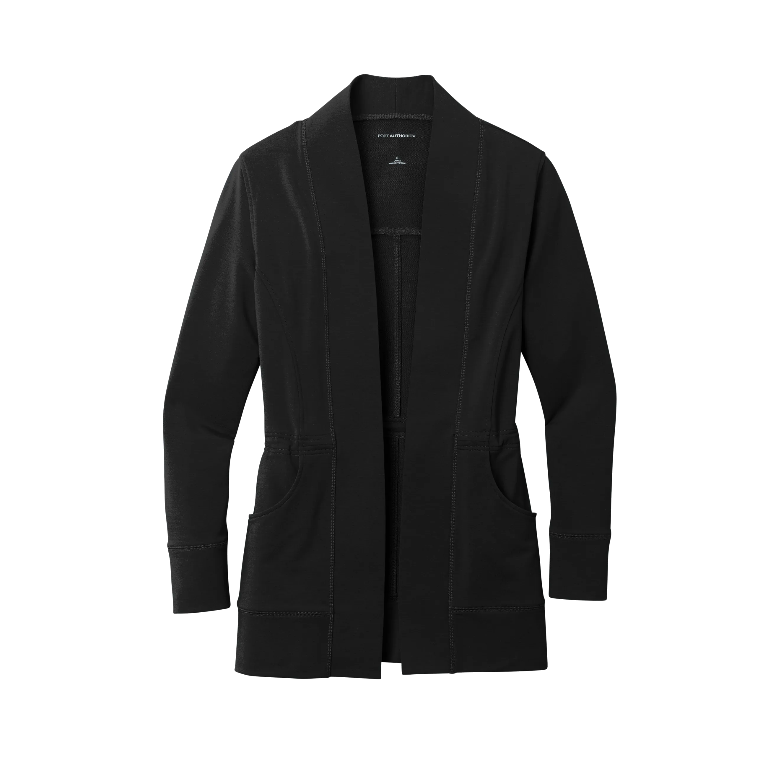 D2212 Ladies Microterry Cardigan