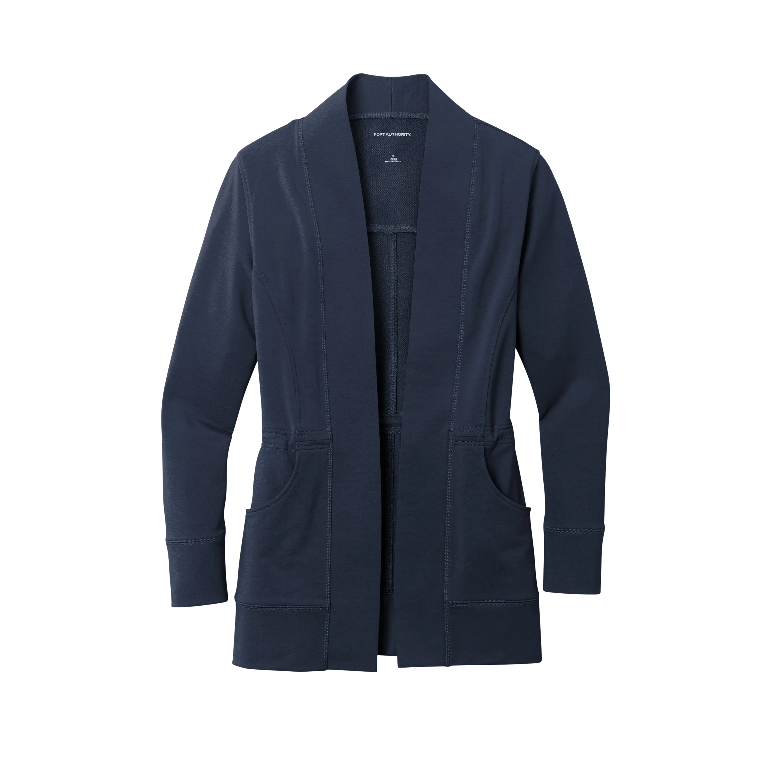 D2212 Ladies Microterry Cardigan