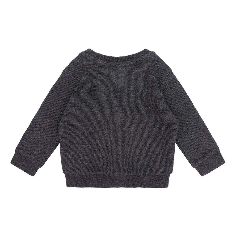 Daily7 Newborn Bomber Jacket Waffle