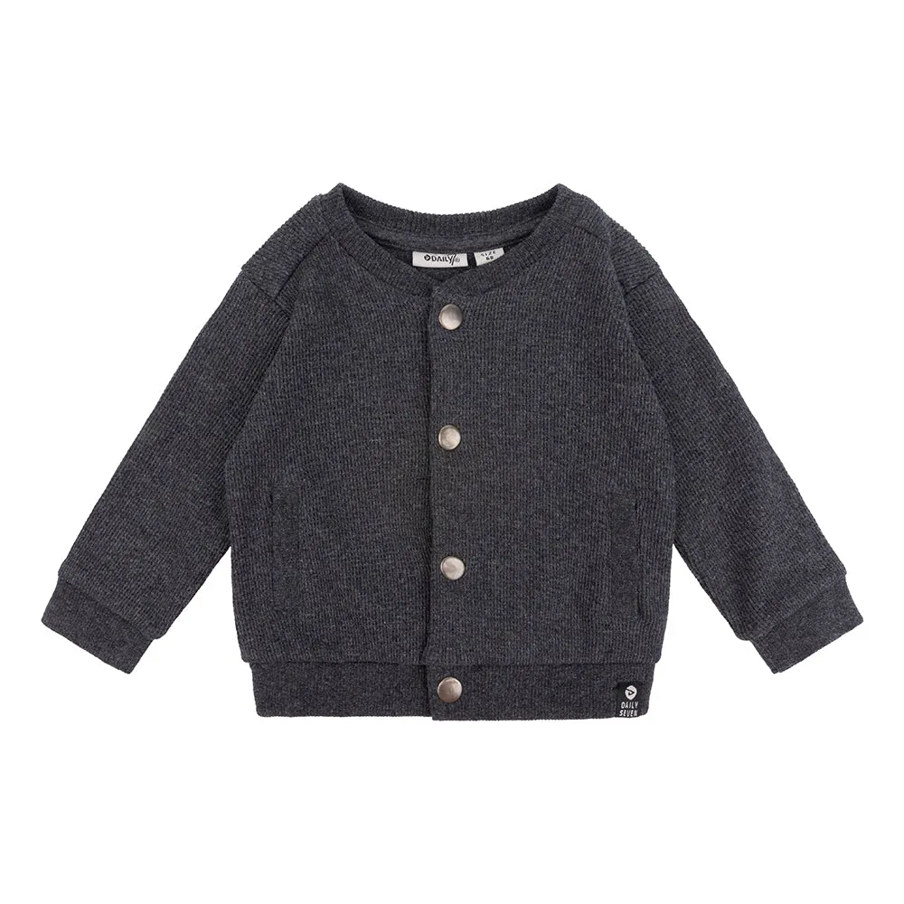 Daily7 Newborn Bomber Jacket Waffle