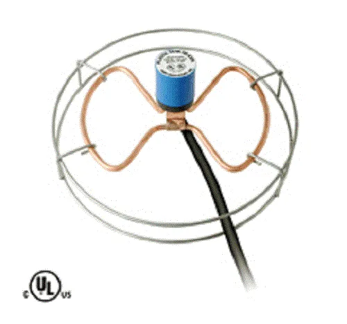 Farm Innovators H-429 1500 Watt Submergible Plastic Stock Tank De-Icer With Cage - Quantity of 2