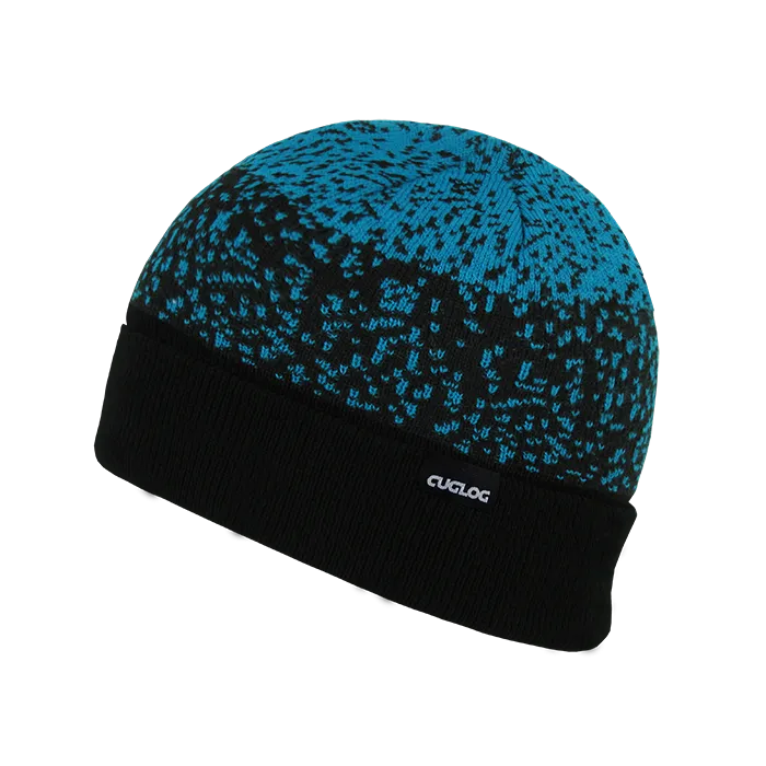Fuji Soft Cuffed Beanie, Digital Gradient Knit Cap - Cuglog K042