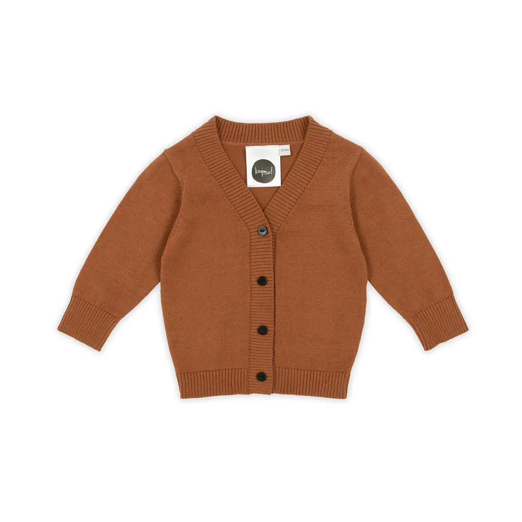 Kapow Chocolate Knit Cardigan