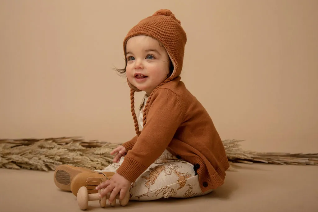 Kapow Chocolate Knit Cardigan
