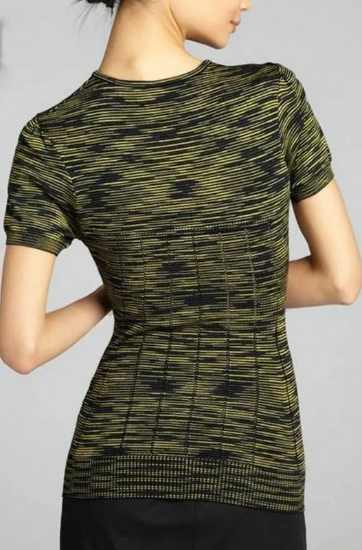 Knit Cotton and Viscose Top