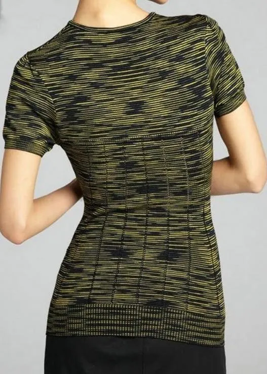 Knit Cotton and Viscose Top