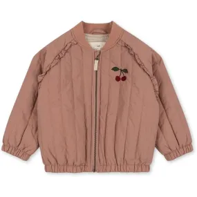 Konges Sløjd Juno Frill Bomber Thermo Jacket Cameo Brown