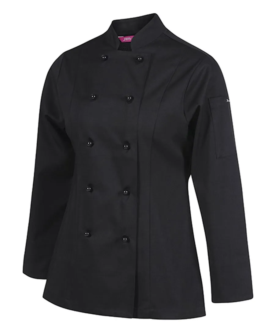 Ladies Vented Chef's Jacket Long Sleeve