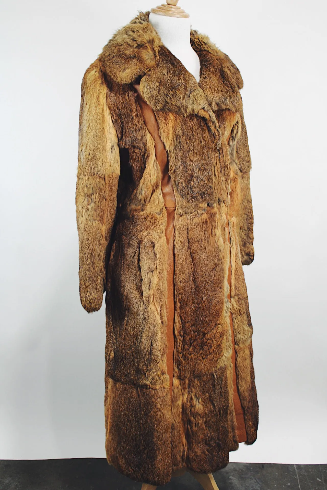 Long Fur & Leather Coat