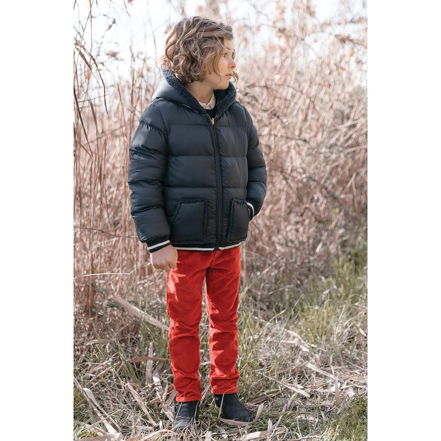 Marine Blue Bomber Jacket