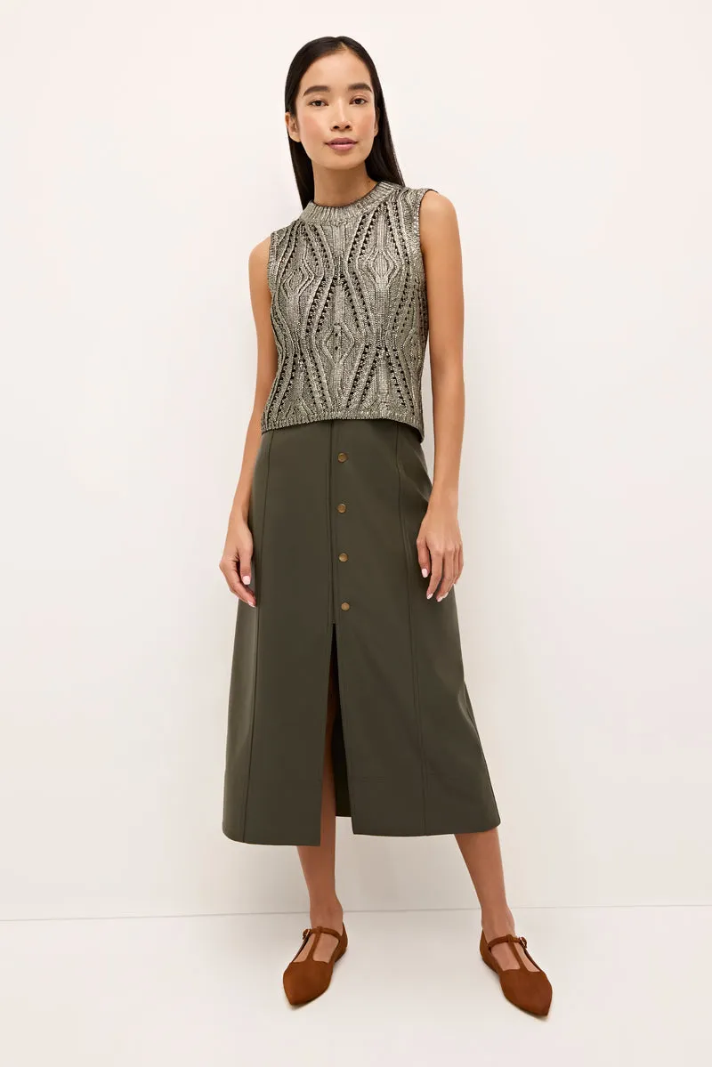 Mcguire Sleeveless Top Evergreen