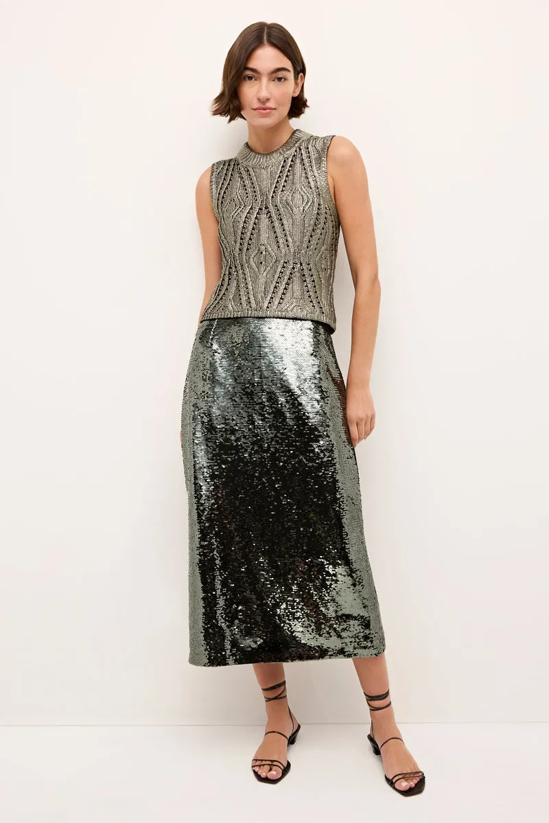 Mcguire Sleeveless Top Evergreen