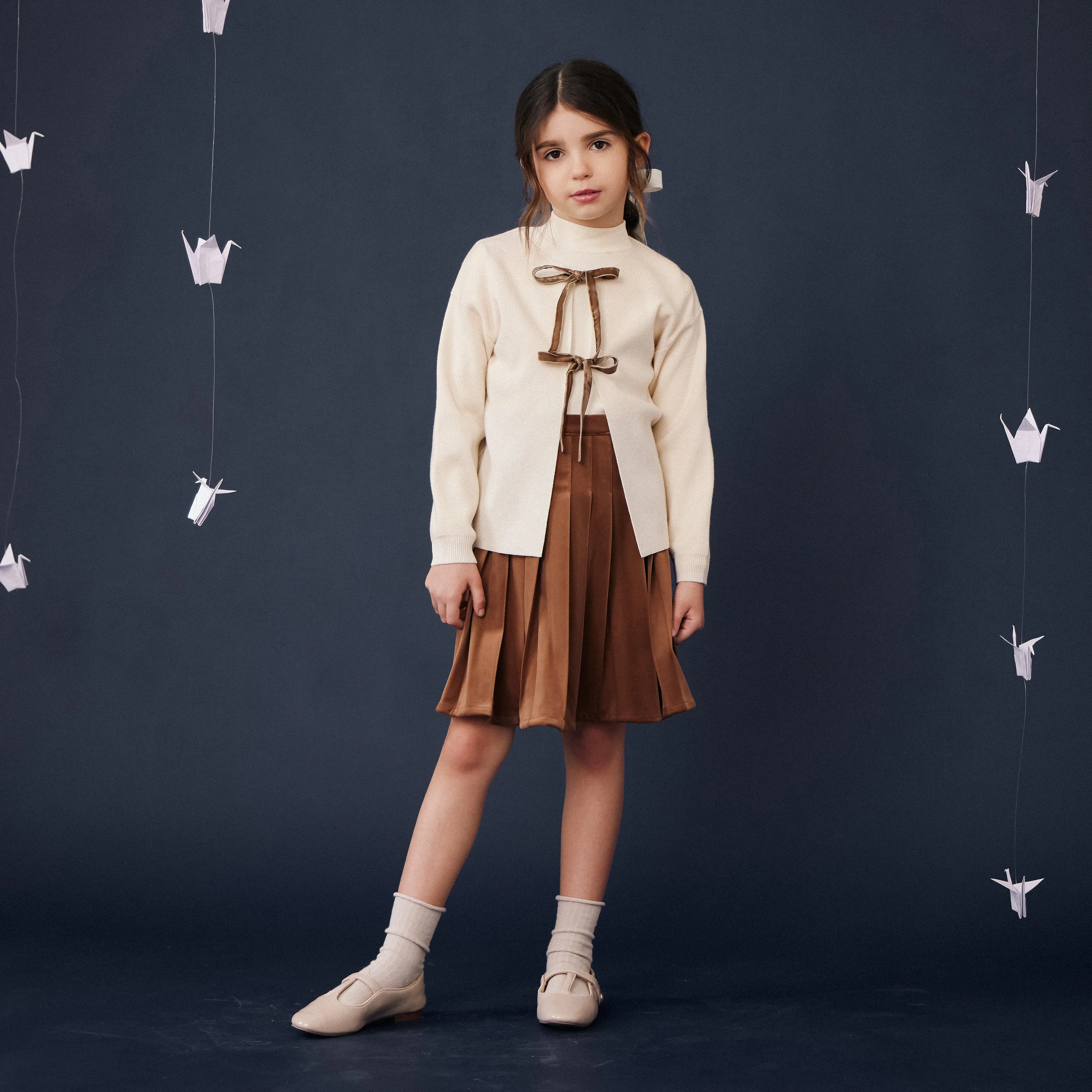 Natural Cotton Mockneck