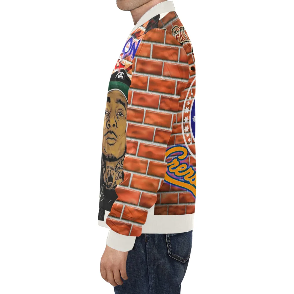 NIPSEY THE MARATHON CONTINUE All Over Print Bomber Jacket for Men