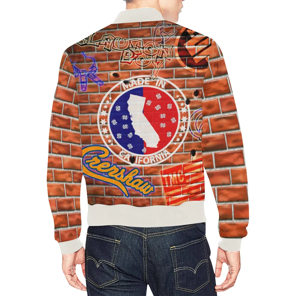 NIPSEY THE MARATHON CONTINUE All Over Print Bomber Jacket for Men