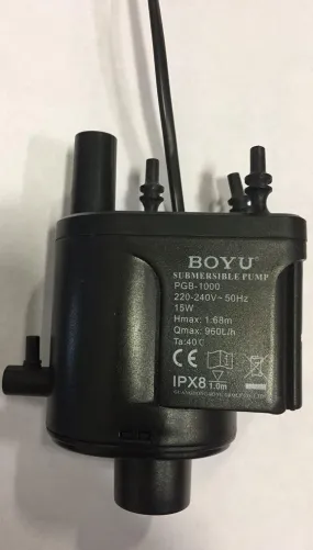 PGB-1000 960L/H Aquarium Pump Fits LZ Fish Tank