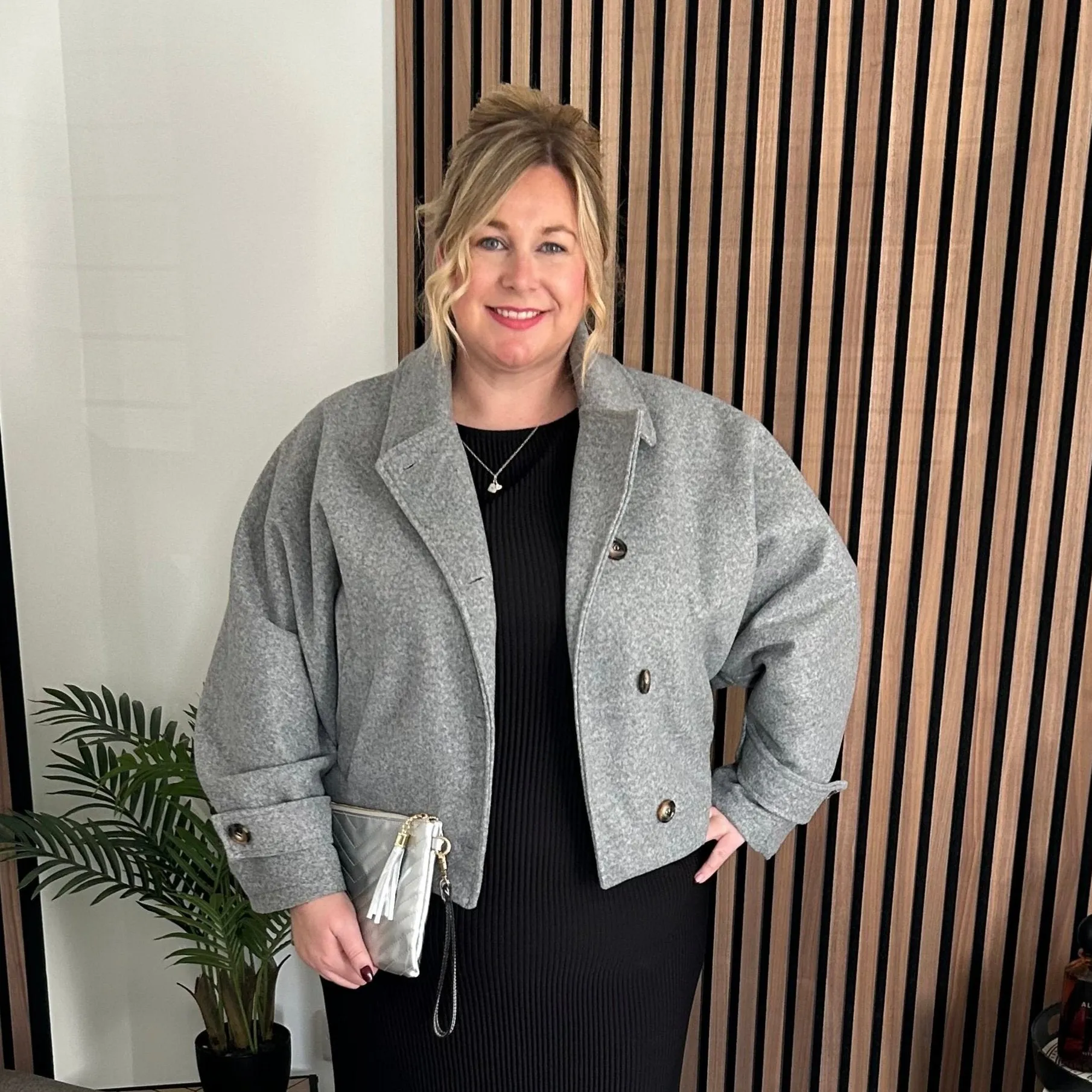 PIPPA Double Breast Bomber Jacket