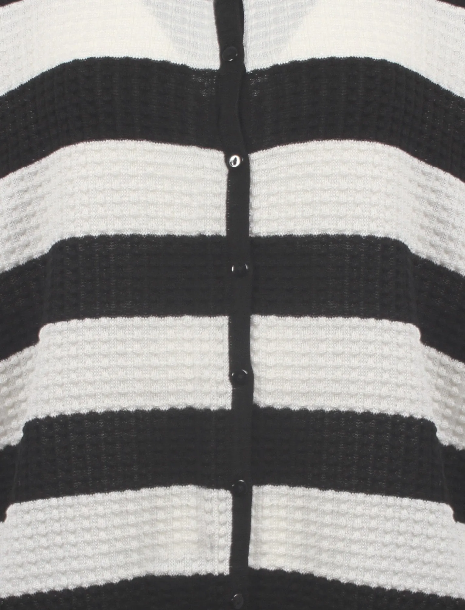 Plum Tree Audrey black striped cardigan