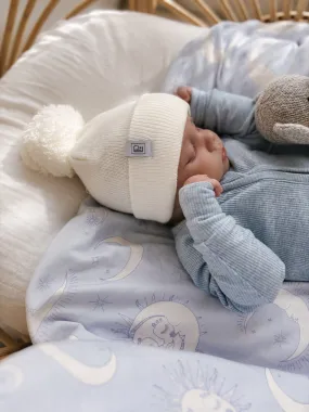 Pom Beanie | Ivory - Little Phoenix