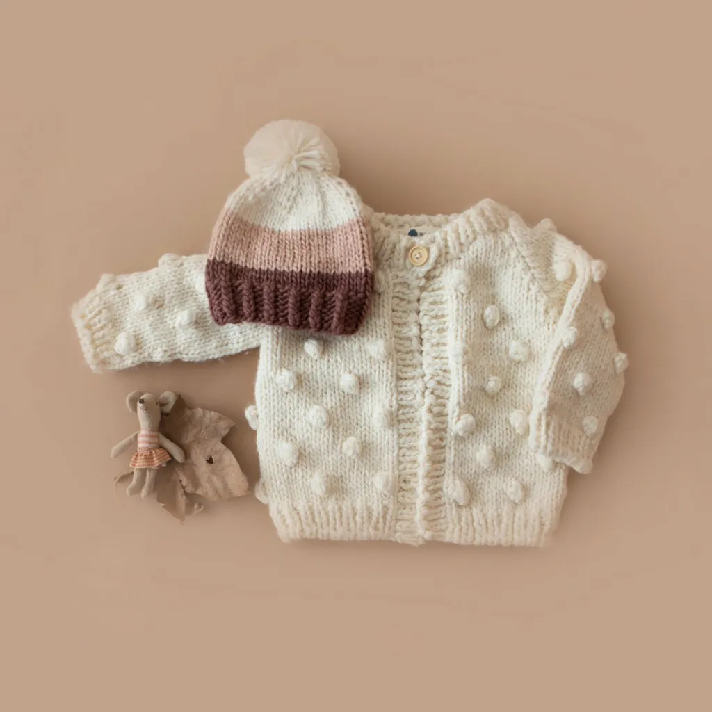 Popcorn Cardigan - Blueberry Hill