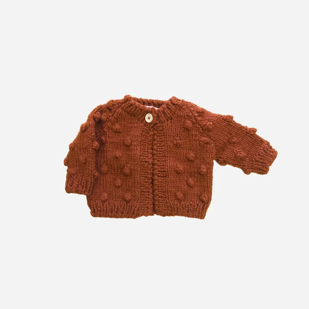 Popcorn Cardigan - Blueberry Hill